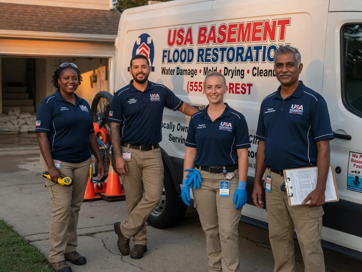 Basement Flood Cleanup company in Wells, MI